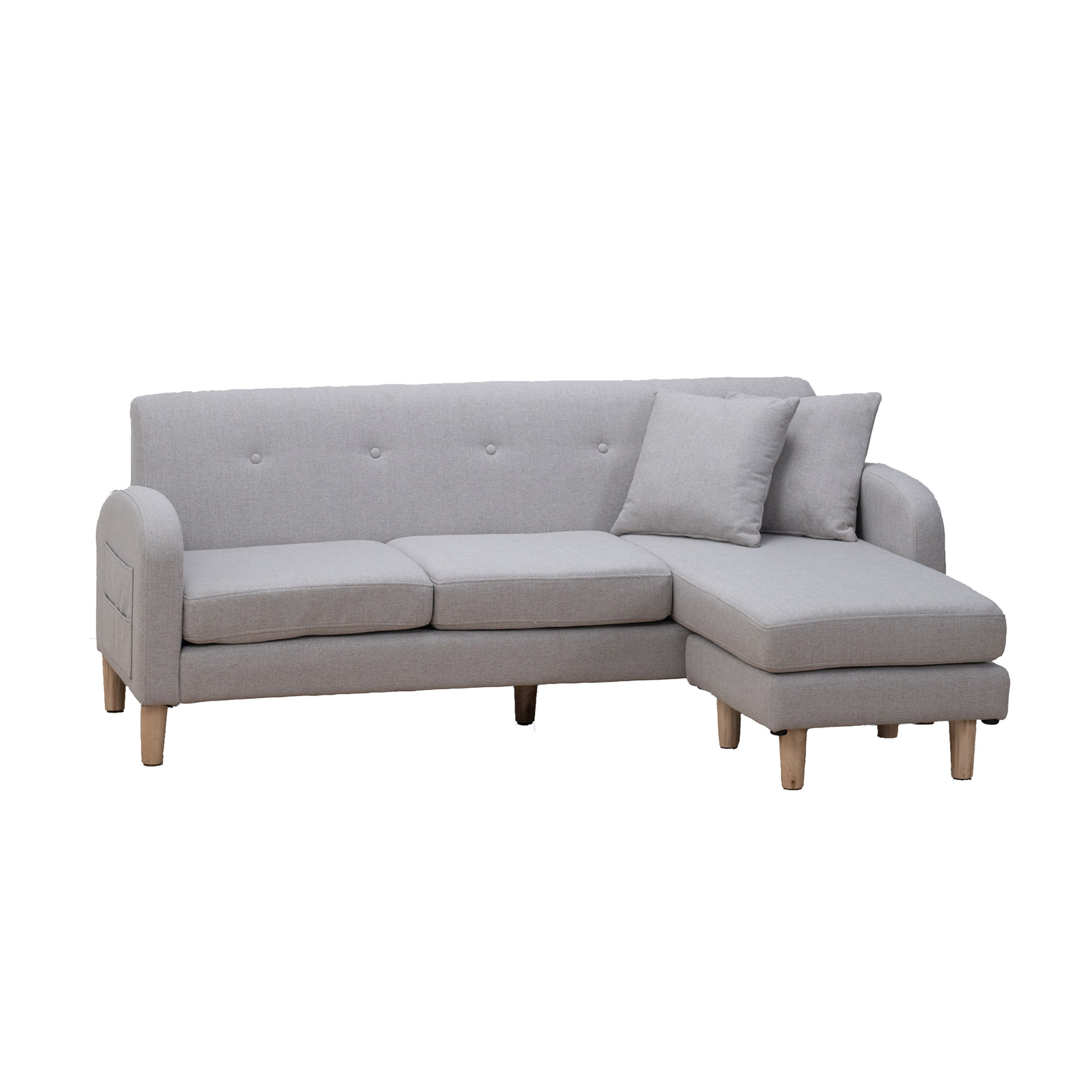 VENTOTA ソファー 3人掛け 2人掛け オットマン付き カウチソファー