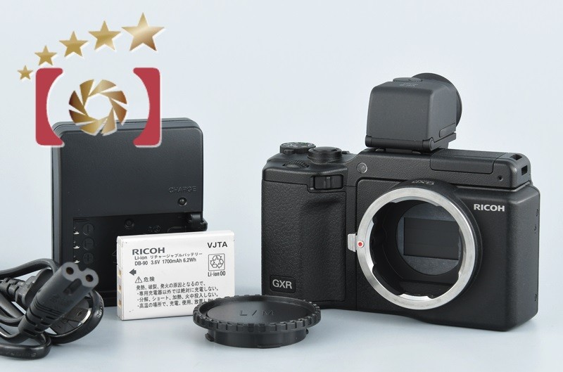 RICOH GXRボディ+MOUNT A12Mマウント+VF-2ファインダ リコーGXR MOUNT