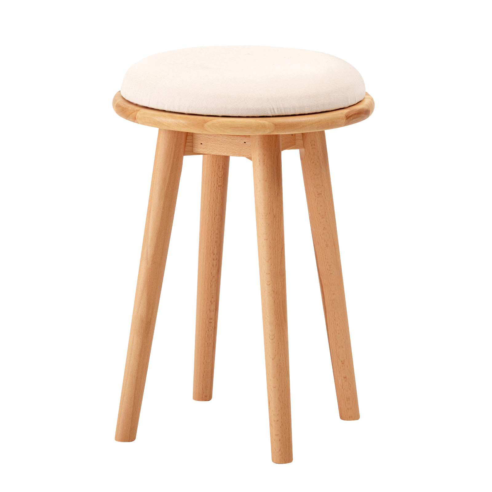 東谷 スツール 木製 椅子 高さ45cm 北欧 座面 背もたれなし サイド