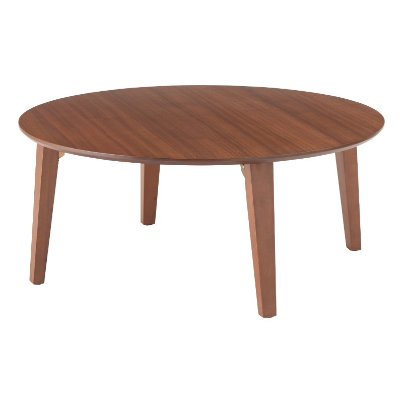 東谷 折りたたみテーブル センター 折れ脚 ちゃぶ台 丸型 円