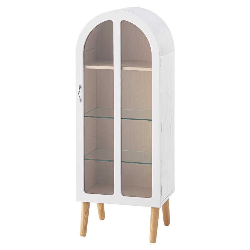 東谷 コレクションシェルフ ガラス オシャレ シンプル 黒 かわいい