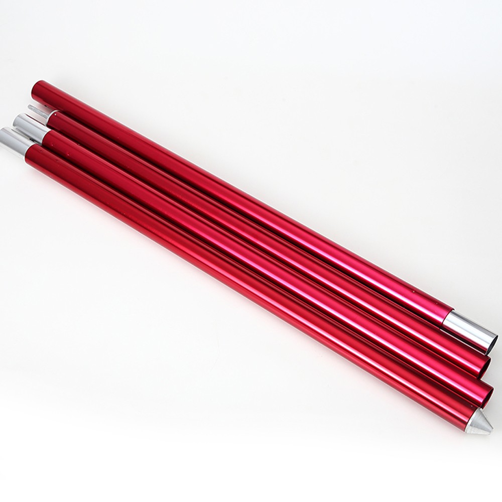テント ポール 2.8m 280cm 単品 シルバー レッド タープ キャノピー 長