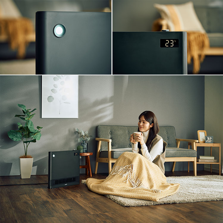 QUADS（クワッズ） 静音パネル DCセラミックヒーター サイレントホット