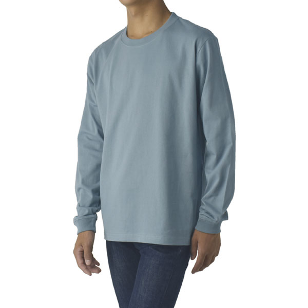 D Factory 6.6オンス ロングスリーブ コンフォート 無地 長袖 Tシャツ