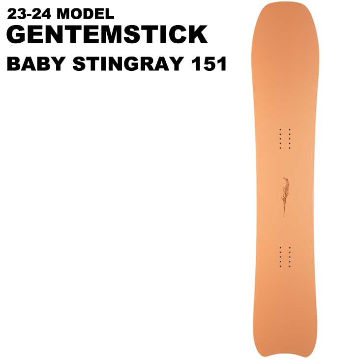 23-24 GENTEMSTICK ゲンテンスティック スノーボード BABY STINGRAY