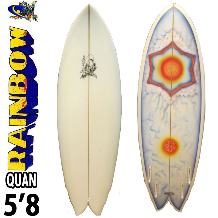 在庫限り RAINBOW レインボー サーフボード QUAN 5'8 クワン