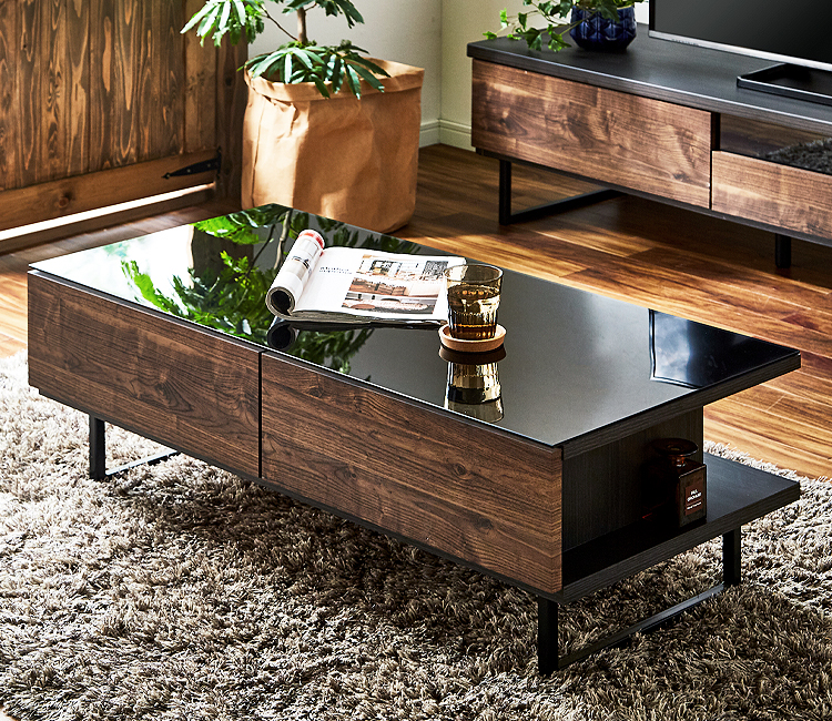 リビングテーブル センターテーブル テーブル おしゃれ 木製 収納