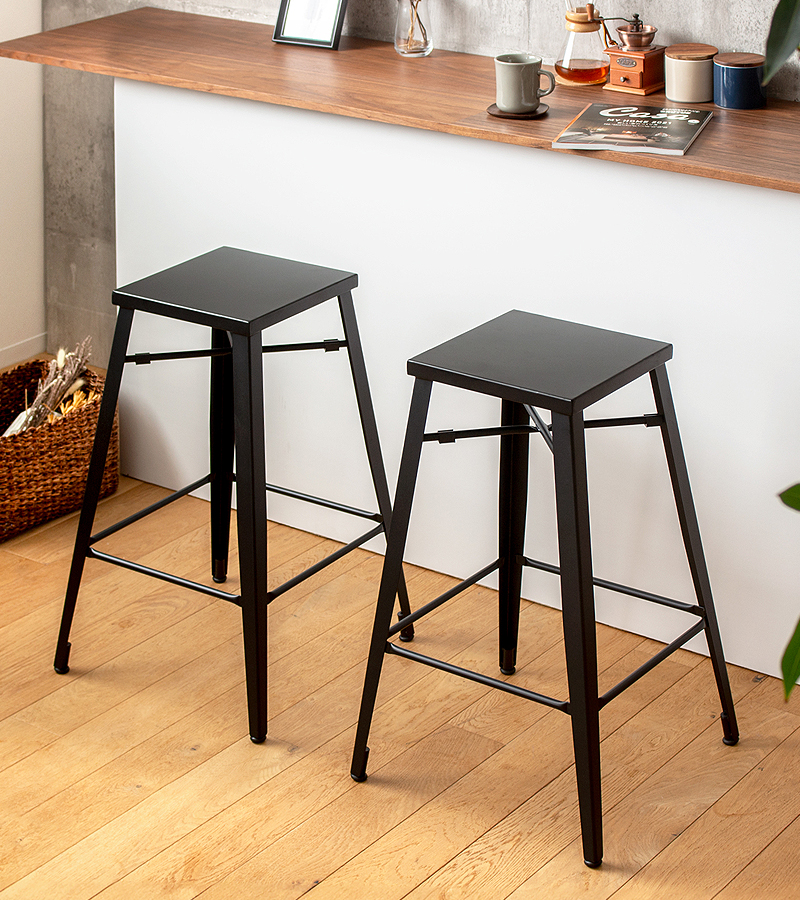 カウンターチェア バーチェア ハイチェア 座面高70cm スタッキング