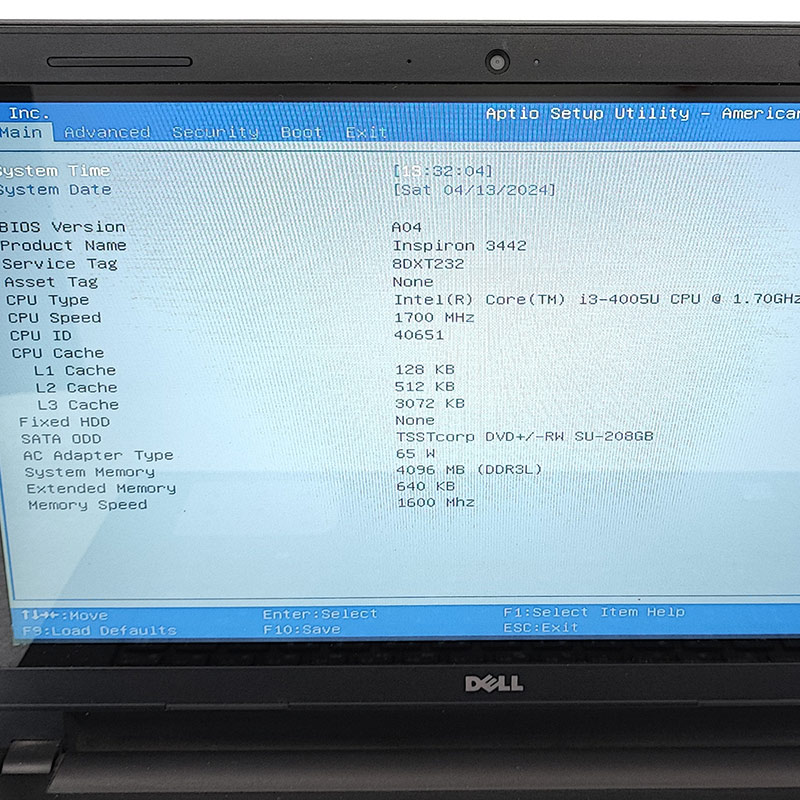 DELL（デル） ジャンク品 DELL Insprion 3442 ジャンクPC ジャンク