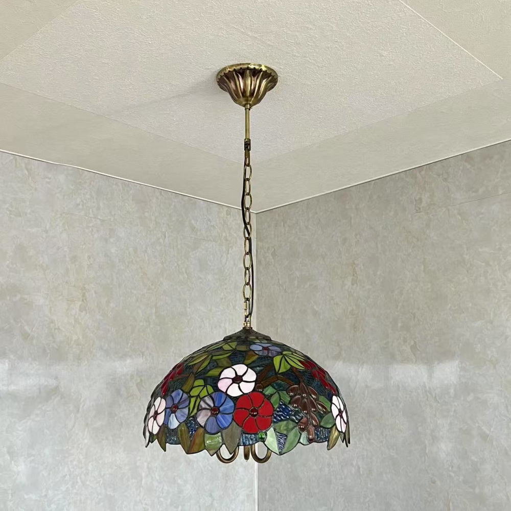 ステンドグラス ペンダントライト シーリングライト シャンデリア