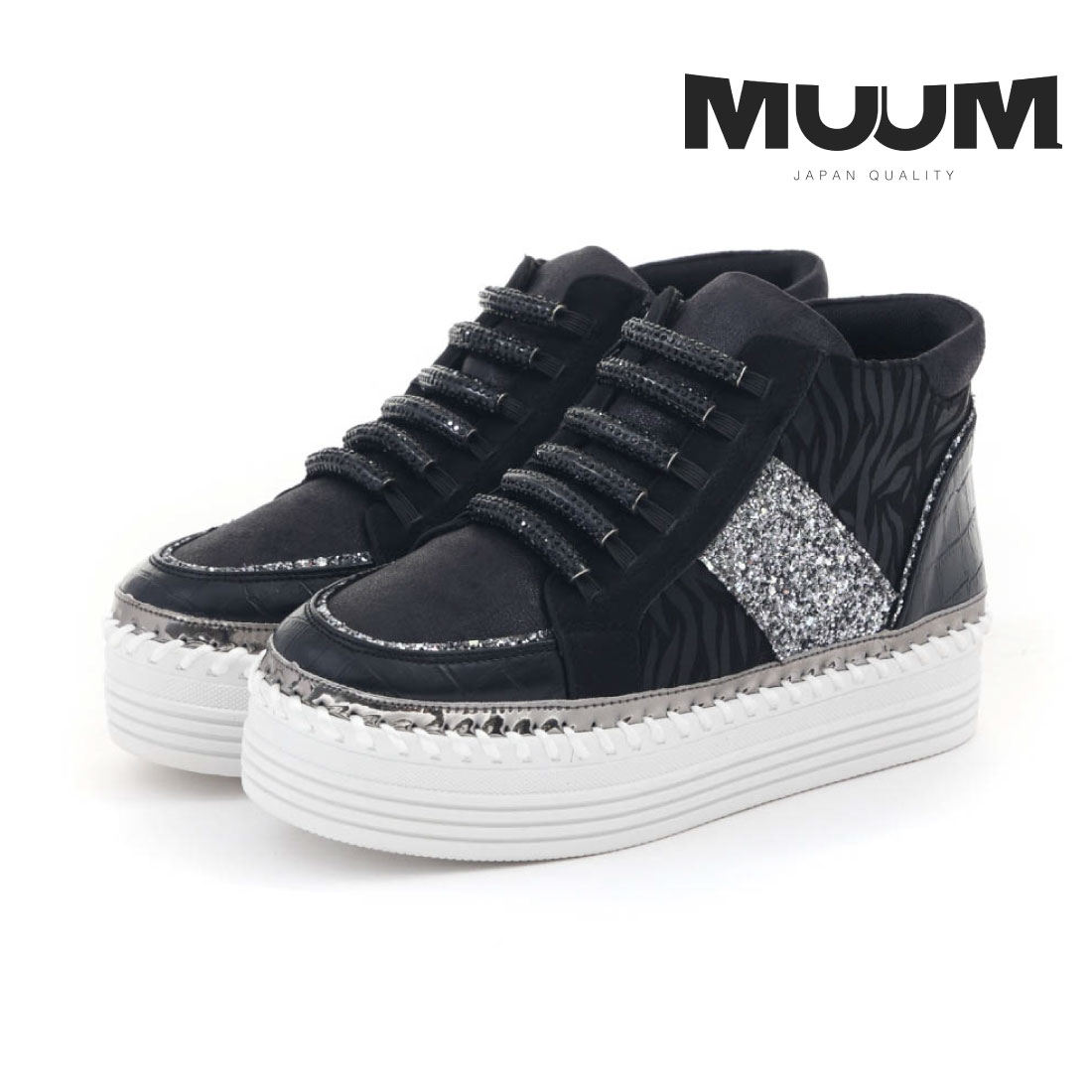 MUUM（ムーム） レディース スニーカー ビジュースニーカー 8502 疲れ
