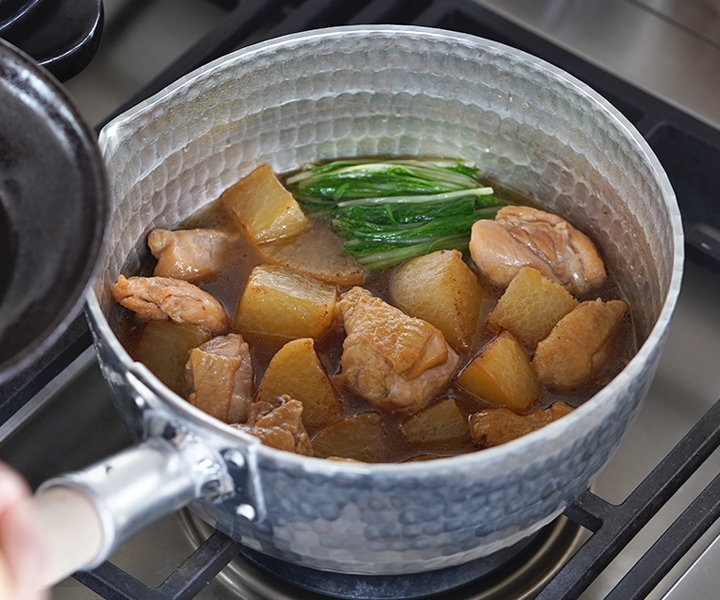 姫野作． 本手打アルミ行平鍋 7寸 雪平鍋 板厚3.5mm 日本製 アルミ