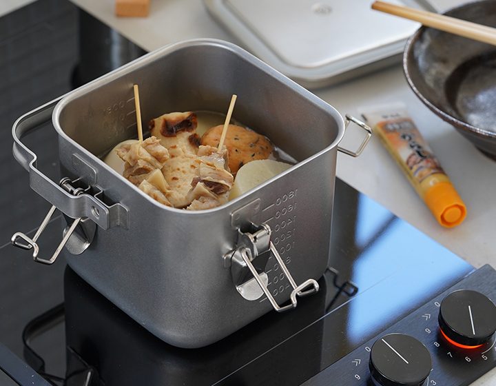 仔犬印（KOINU） 角型給食缶ミニ ステンレス 保存容器 持ち運び IH対応