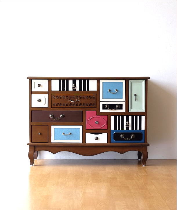 チェスト おしゃれ アンティーク レトロ 可愛い 北欧 ヴィンテージ