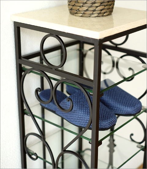 スリッパラック おしゃれ 6足 玄関 収納 棚 デザイン エレガント