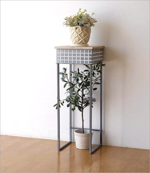 花台 玄関 室内 フラワースタンド アンティーク おしゃれ 木製