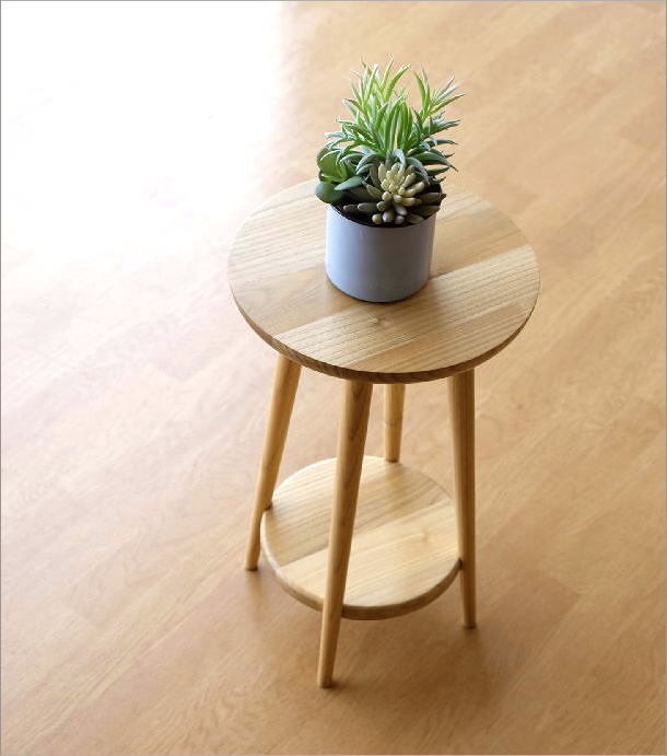 花台 木製 フラワースタンド 室内 おしゃれ 無垢 天然木 スリム