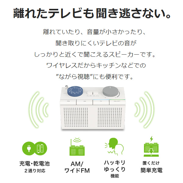 KING JIM（キングジム） KING JIM AM20シロ arema お手元スピーカー AM