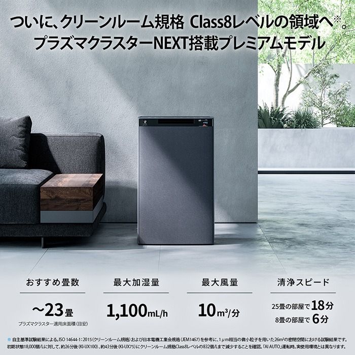 SHARP（シャープ） 加湿空気清浄機 グレー系 プラズマクラスターNEXT