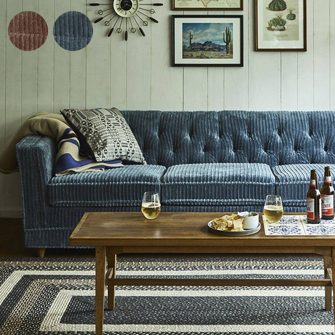 ACME Furniture（アクメファニチャー） コーデュロイ調のチェスター