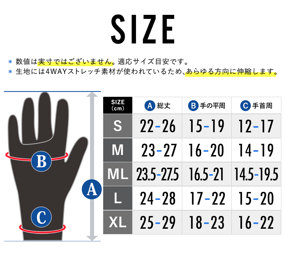 FELLOW サーフグローブ メンズ レディース 3mm ウェット サーフィン 裏