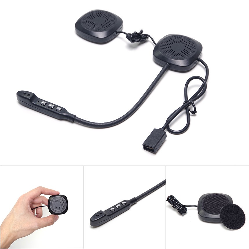 ヘッドセット インカム Bluetooth4.1 バイク ヘルメット用 汎用 薄型