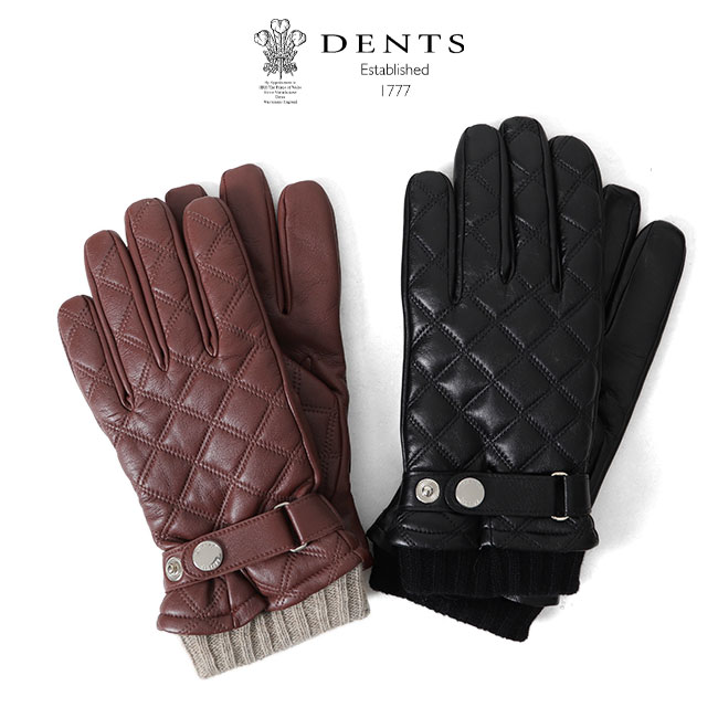 DENTS（デンツ） レザーグローブ 手袋 ラビットファー 15-1590 Lumley