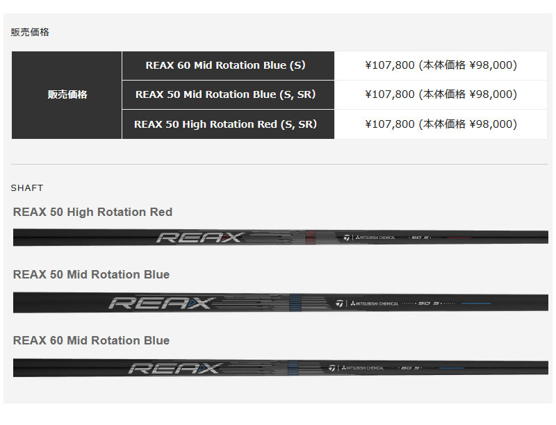TaylorMade（テーラーメイド） Qi4Dドライバー（ REAX 60 Mid Rotation