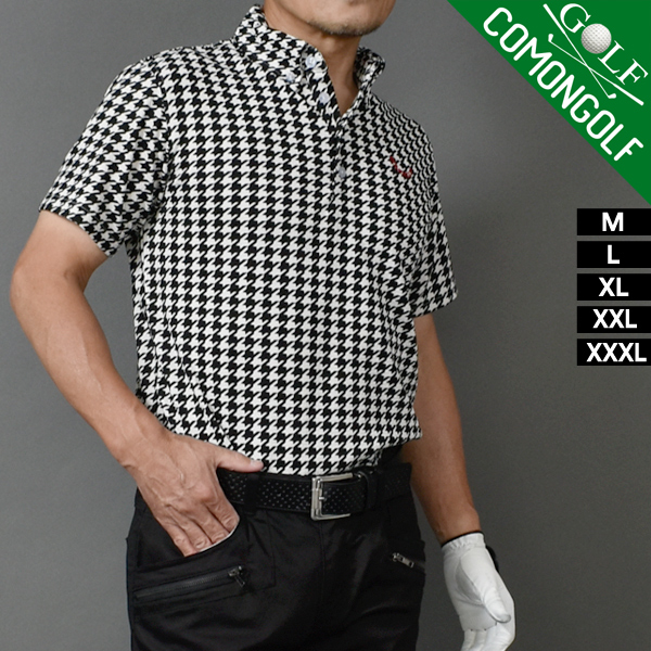 ポロシャツ メンズ 夏 ゴルフ 半袖 大きいサイズ ゴルフウェア ボタン