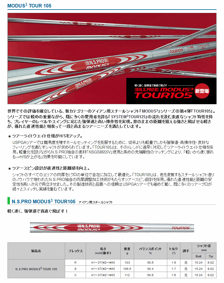 日本シャフト 【全てメーカー純正部品使用】 PING iクロスオーバー