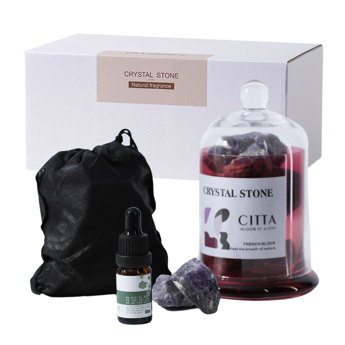 CITTA アロマストーン 天然石 アロマオイル セット アロマ