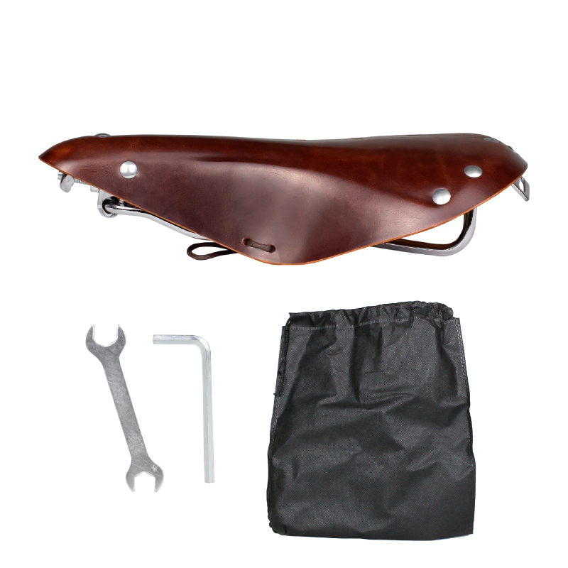 GORIX レザーサドル 本革 革サドル 自転車 牛革 ビンテージ クラシック