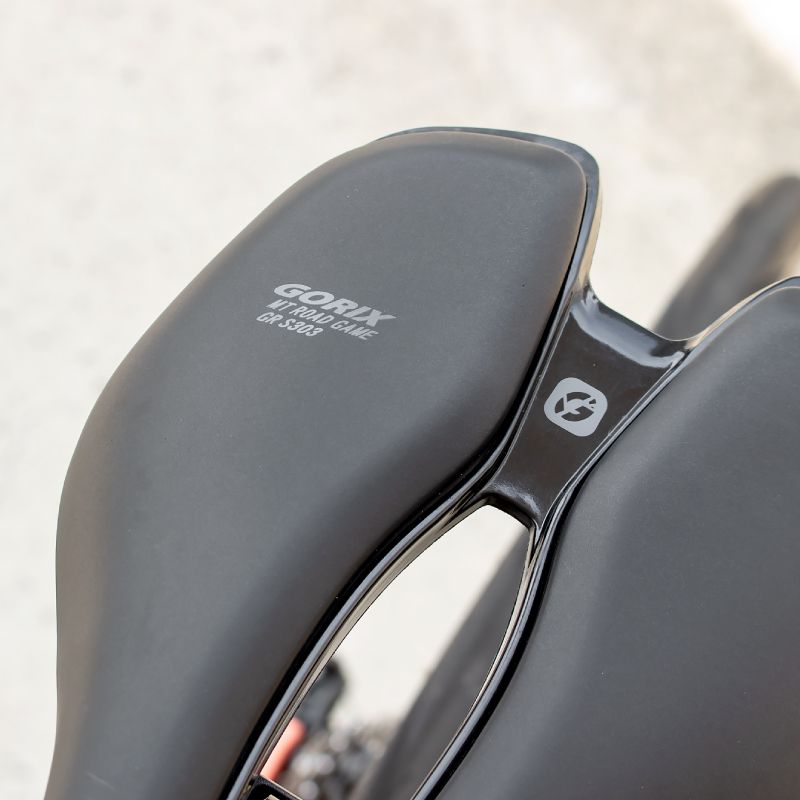 GORIX 自転車サドル [ショートノーズ 幅広ウィング]ロードバイク