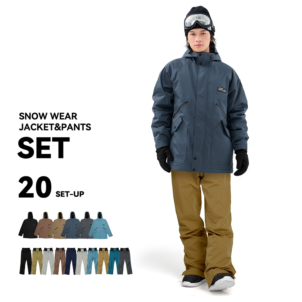 ACTLEIS（アクレイス） スキーウェア スノーボードウェア メンズ 上下