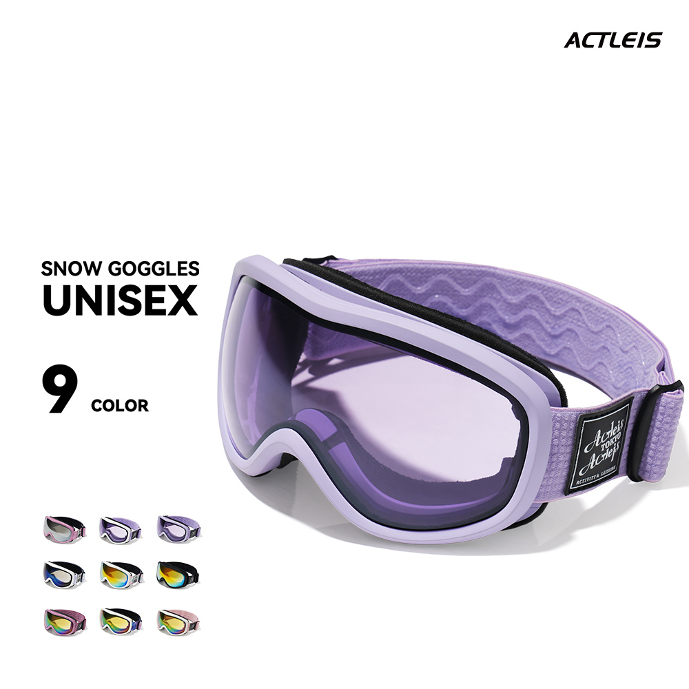 ACTLEIS（アクレイス） スキーゴーグル スノーボードゴーグル メンズ