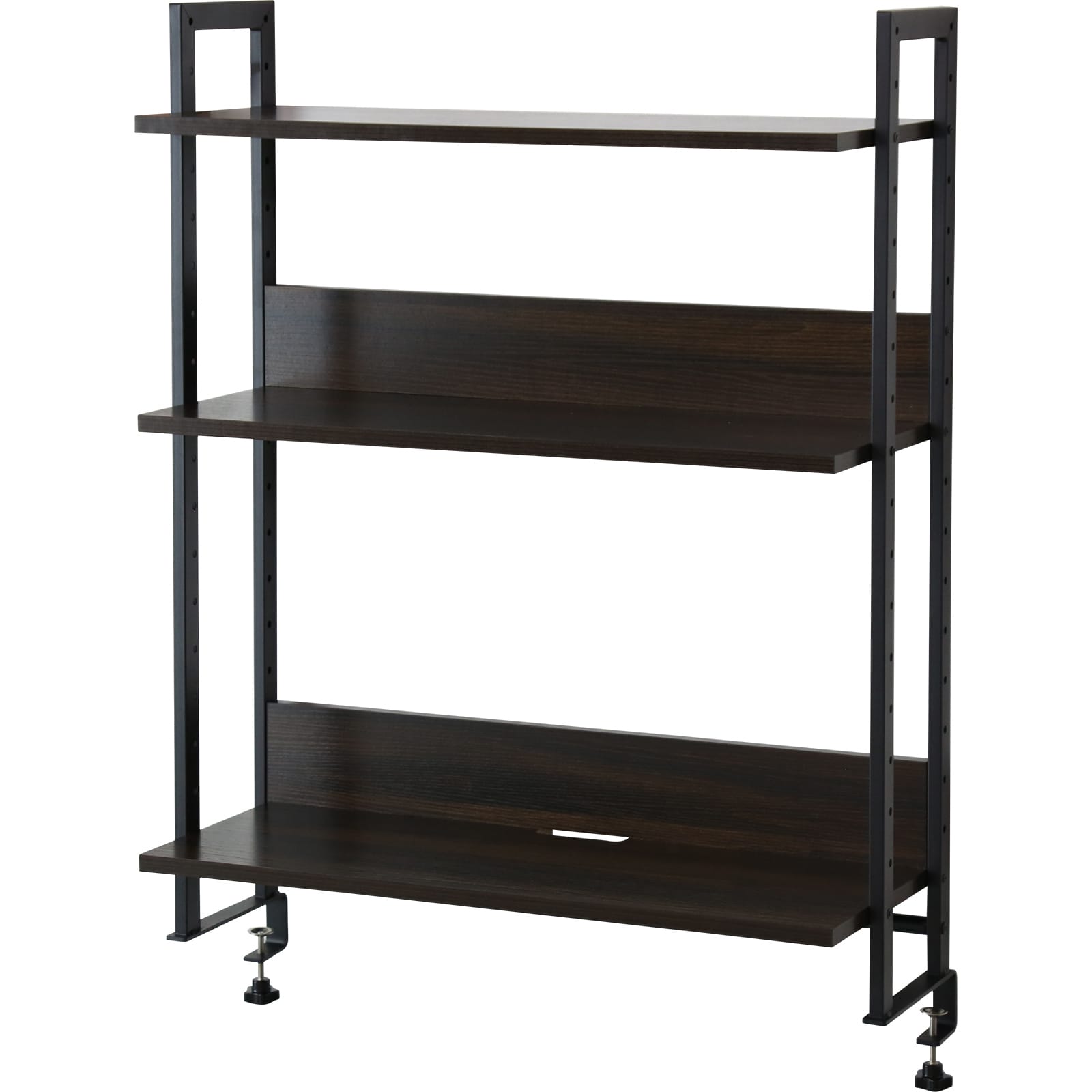 DORIS（ドリス） 机上ラック デスク上 モニター台 収納ラック 3段 木製