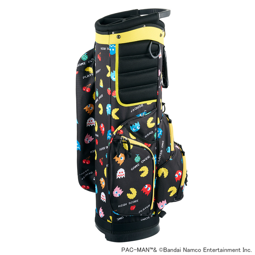 HTC キャディバッグ パックマン PAC-MAN キャディーバッグ イエロー