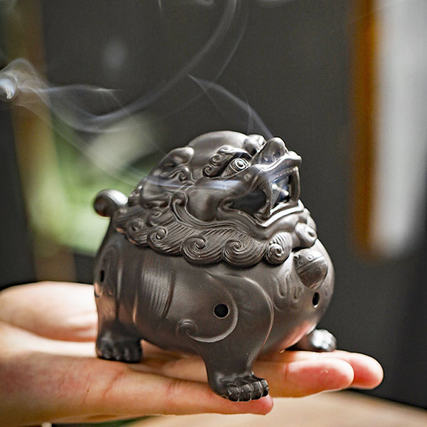 香炉 さんげい 線香 お香 日用品 唐獅子 ホビー 趣味 cen22091