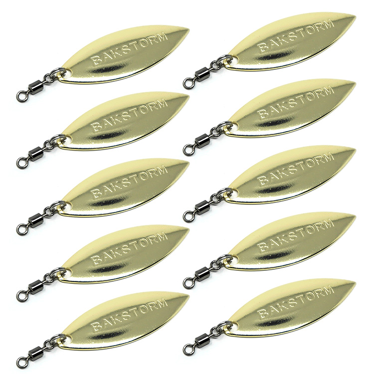 爆買 スイベル付ブレード 10枚セット 大サイズ ブレードルアー