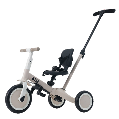 三輪車 子供用三輪車 4in1 三輪車のりもの 押し棒付き 安全ベルト付き