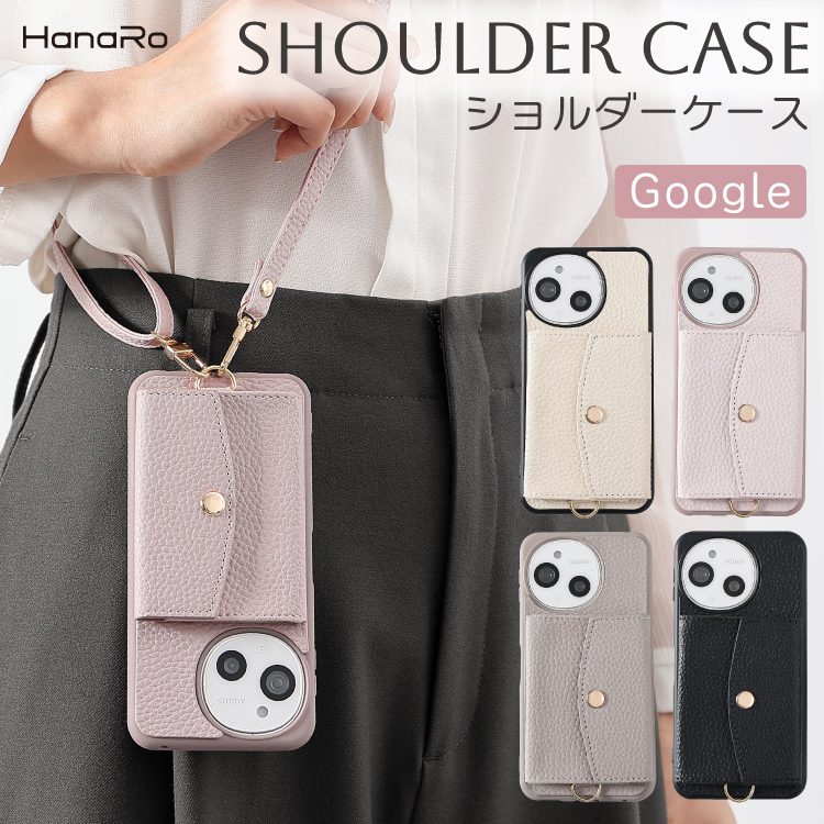 HanaRo Google Pixel 9a ケース Google Pixel 8a ケース ショルダー