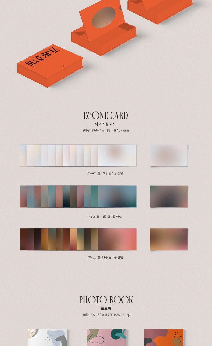 IZ*ONE アイズワン BLOOM*IZ ファーストアルバム ブルームイズ / 1ST