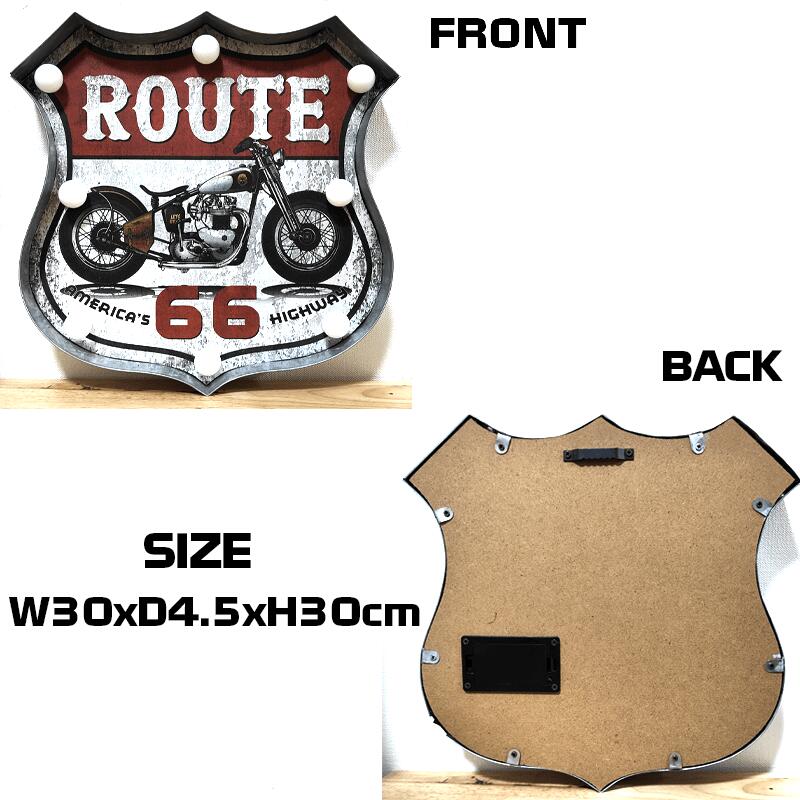 アメリカン レトロ アメリカンクラシック LED サイン ルート66