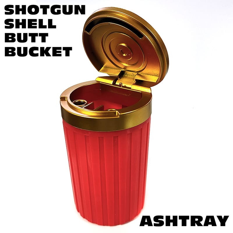 アメリカン レトロ 卓上灰皿 ショットガン アッシュトレイ 散弾銃 蓋