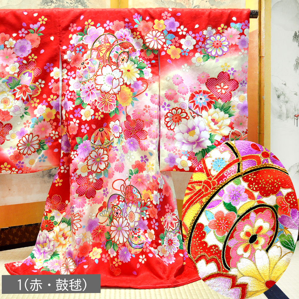 お宮参り 着物 女の子 正絹 産着 長襦袢付 販売 祝着 宮参り : 部坂