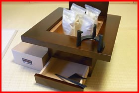 セット割 角火鉢 欅けやき【火鉢本体＋道具5点セット】送料無料 ※返品