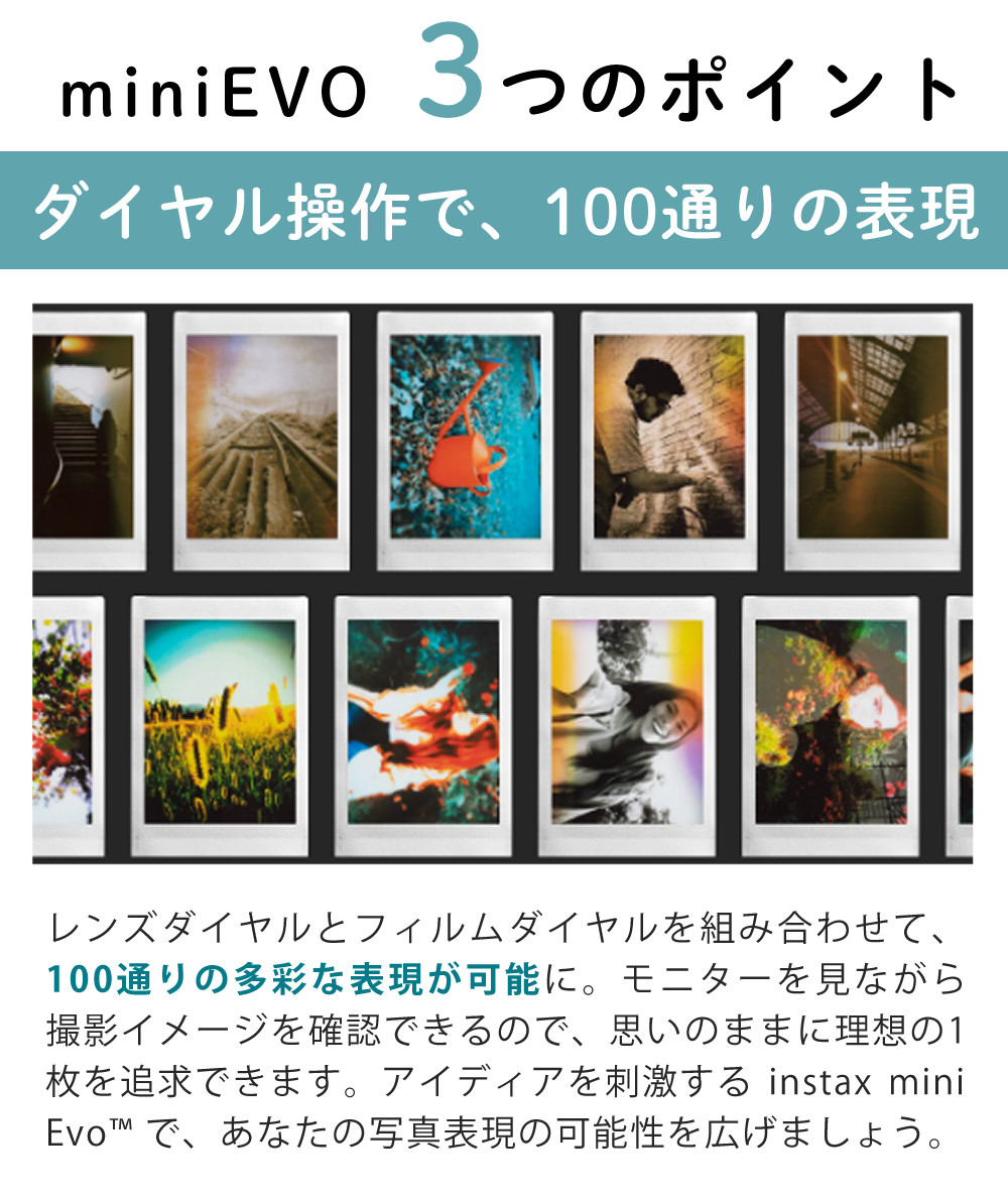 instax mini 富士フイルム チェキ Evo GENTLE ROSE ジェントルローズ