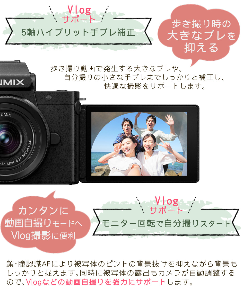 Panasonic（パナソニック） ミラーレス一眼カメラ LUMIX DC-G100DK-K