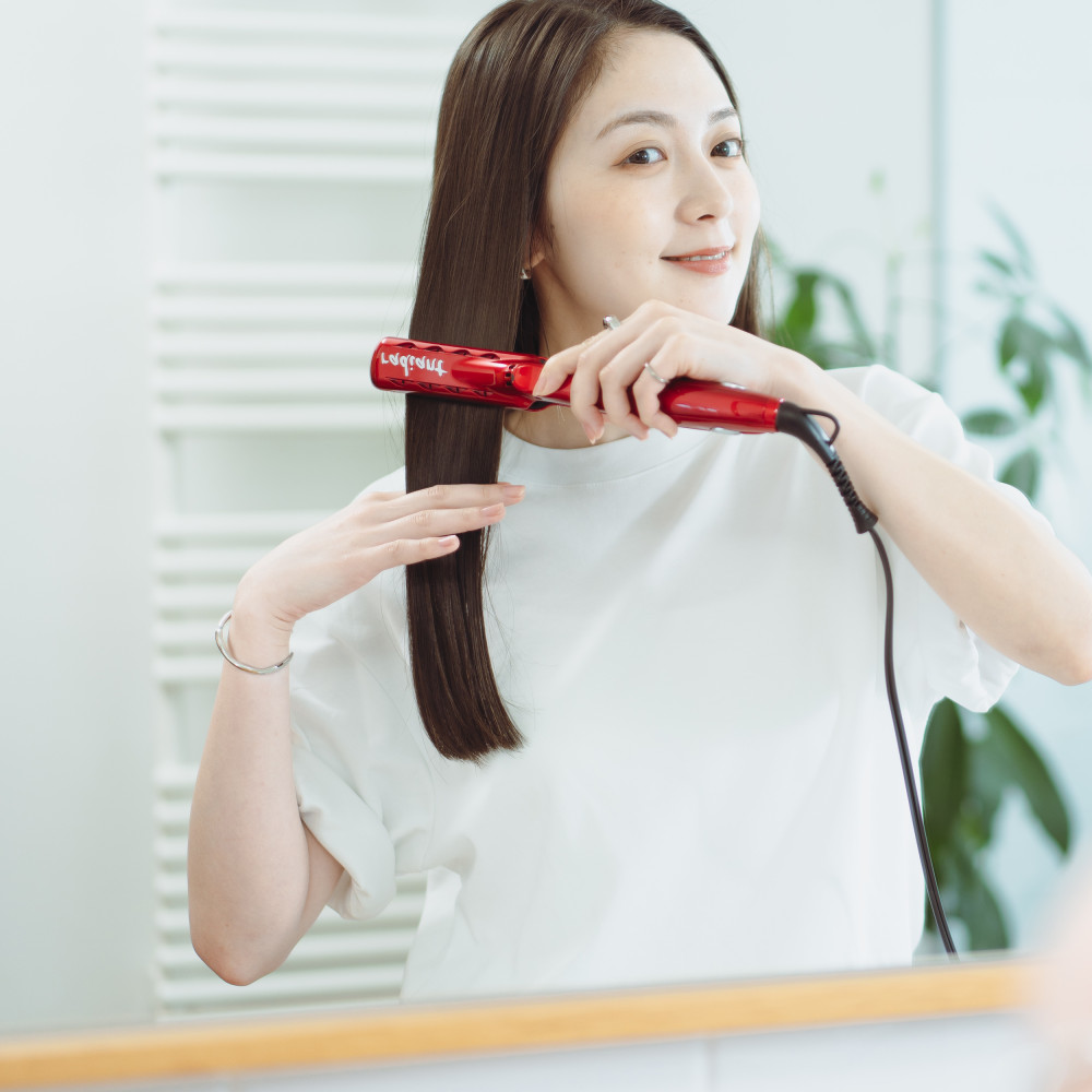 ラディアント アイロン ストレート 正規販売店 シリアル付き シルク