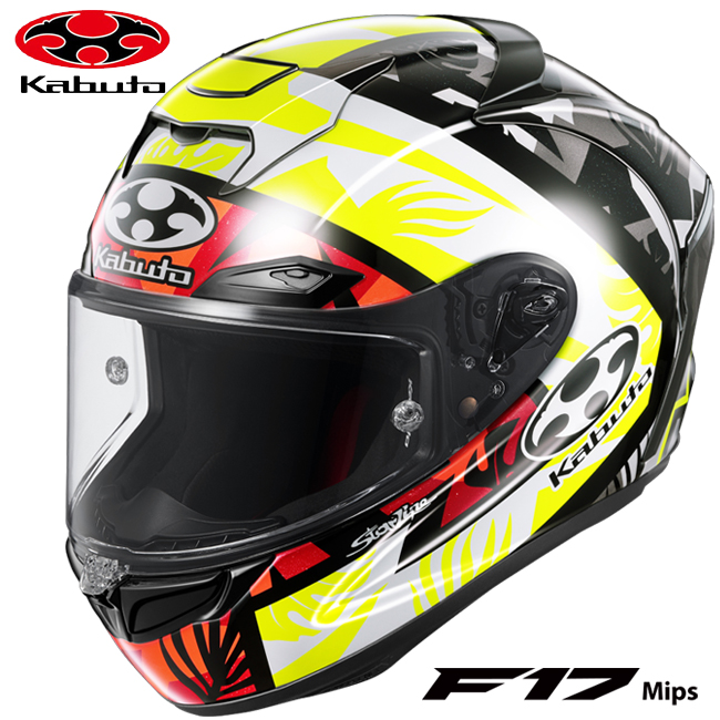 OGK Kabuto（オージーケーカブト） F-17 Mips JOAN MIR ミップス